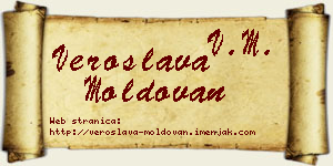 Veroslava Moldovan vizit kartica